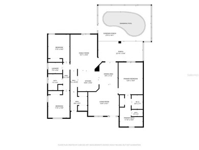 3/2/2 Pool Home with extra parking space. Concrete parking pad - photo 34