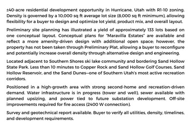 +/-40-acre residential development opportunity in Hurricane - photo 3