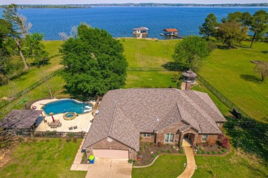 Custom Home with +/-3 Waterfront Acres on Lake Palestine - Lake Home For Sale in Chandler, Texas