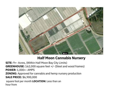 This nine plus acres of greenhouse improved land with lease - photo 1