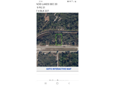 Lake Placid - Highland County Lot For Sale in Lake Placid Florida
