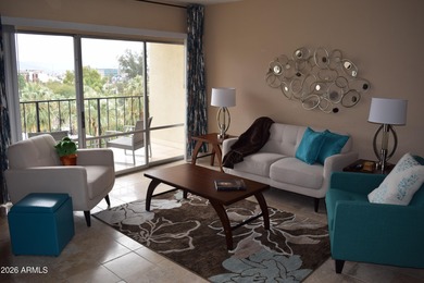 Stunning views in this 6th floor condo overlooking the pool