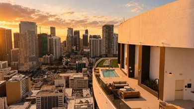 Perched on the 20th floor, this newly completed one-bedroom - photo 21