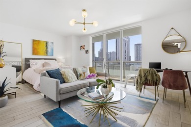 Spacious studio with updates and gorgeous West sunset views. New