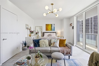 Spacious studio with updates and gorgeous West sunset views. New