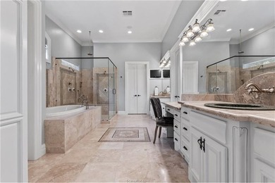This custom estate sits on a rare 1.4-acre wooded lot backing to - photo 17