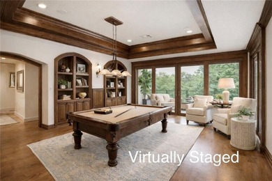 This custom estate sits on a rare 1.4-acre wooded lot backing to - photo 48