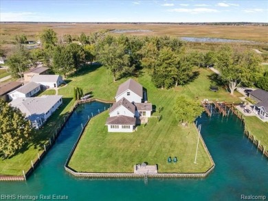 St Clair River Home Sale Pending in Harsens Island Michigan