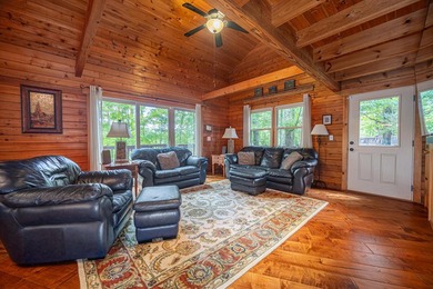This visually stunning, premier lakefront log home on a - photo 33