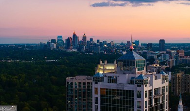 Perched high above Buckhead on the 25th floor, this exceptional