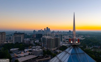 Perched high above Buckhead on the 25th floor, this exceptional