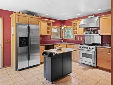 Nestled on a private, wooded .5-acre lot, this chalet-style home - photo 9