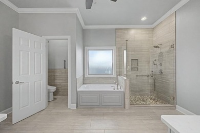 Step into this custom English-inspired one-level home, nestled - photo 32