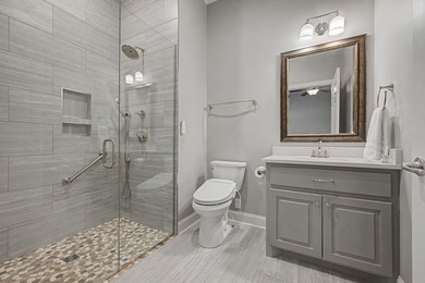 Step into this custom English-inspired one-level home, nestled - photo 41