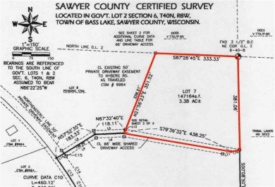 Lake Acreage For Sale in Hayward, Wisconsin