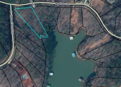 Nice wide private protected cove, good deep water, gently sloped - Lake Lot For Sale in West Union, South Carolina