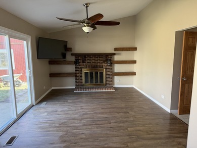 The house is located on a beautiful corner lot. Fenced in yard