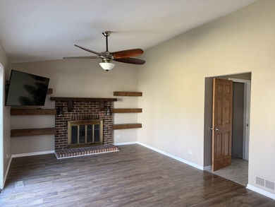 The house is located on a beautiful corner lot. Fenced in yard