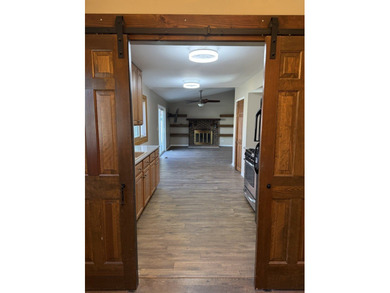 The house is located on a beautiful corner lot. Fenced in yard