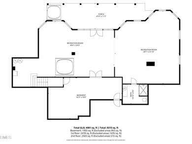 Experience expansive views of Kerr Lake from this impressive - photo 47