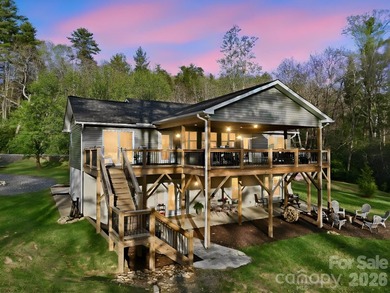 RIVERFRONT home on 2.4 acres in Linville Falls, where the sound - photo 3