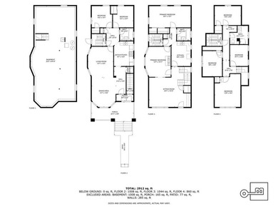 MIDWOOD MANOR!! Excellent location!!! Detached 3 story 2 family - photo 14
