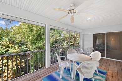 This elevated canal home on the east end of Sanibel Island