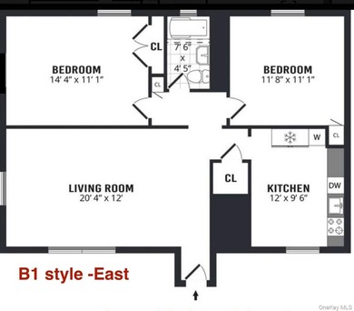 Stunning 1st Floor COOP-B UNIT - Large 2 Bedrooms In A Tranquil