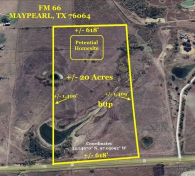 Lake Acreage Sale Pending in Maypearl, Texas