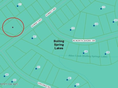 Boiling Spring Lake Lot Sale Pending in Boiling Spring Lakes North Carolina