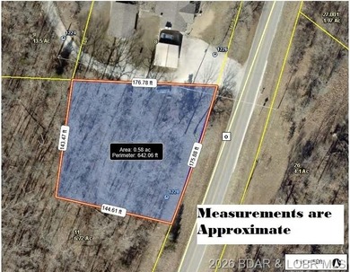 Lake of the Ozarks Lot For Sale in Laurie Missouri