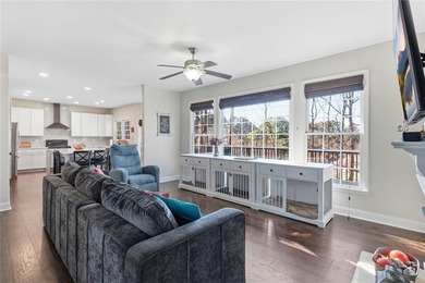 Beautiful brick front 4 bedroom, 4 full bathroom home featuring