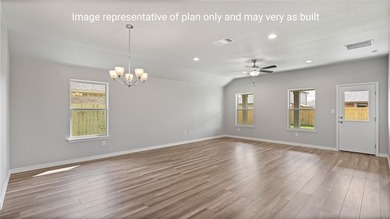 The Kingston plan is a single-story, 4-bedroom, 2-bathroom home - photo 6