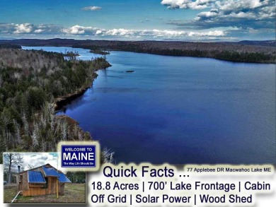 Lake Home For Sale in Sherman, Maine