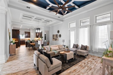 Custom home on a large corner lot with a circular driveway - photo 7