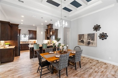 Custom home on a large corner lot with a circular driveway - photo 8