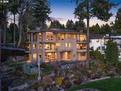 One of Oswego Lake's iconic waterfront homes, this custom estate - photo 2