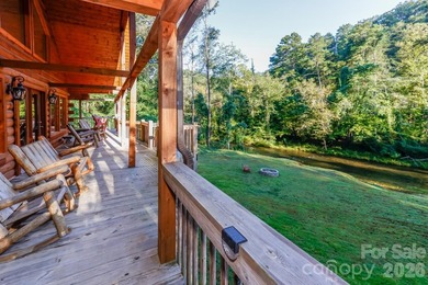 RIVERFRONT LOG HOME IN LAKE LURE, NC. Built in 2022, this 3358 - photo 10