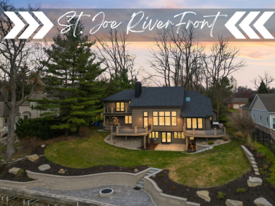 Luxury Awaits in Elkhart on the Shoreline of St Joe River! - Lake Home For Sale in Elkhart, Indiana