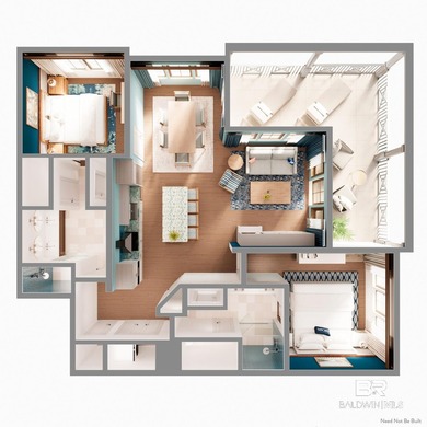 Currently under construction. This is a 2-bedroom corner unit - photo 11