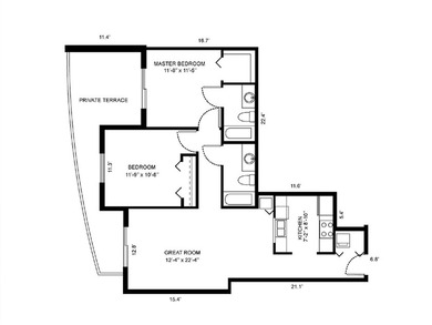 Beautiful, bright 2-bedroom, 2-bath unit with high ceilings and - photo 29