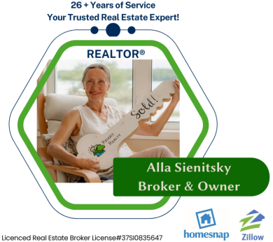 Alla Sienitsky with Resort Realty in NY advertising on LakeHouse.com