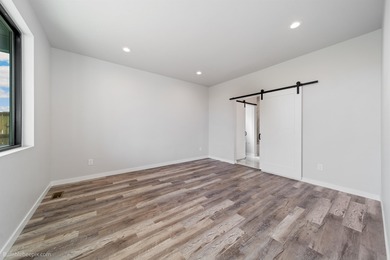 Modern ranch style one-story home with level entry. Built in