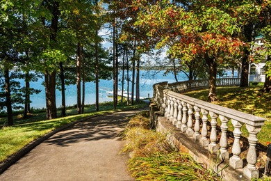 As soon as the gate opens, the quarter-mile driveway leads you - photo 11