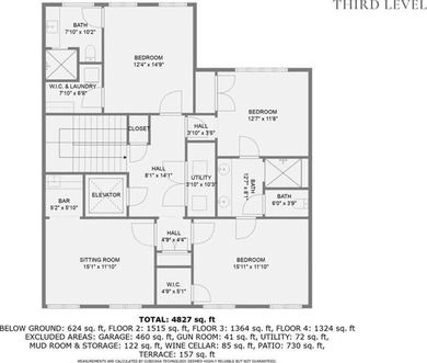 Handsome Buckhead townhome custom design and finest finshes