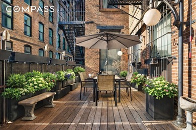 A beautifully landscaped private terrace serves as the quiet - photo 5
