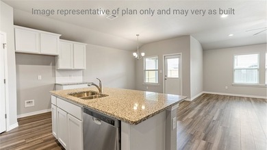 The Texas Cali plan is a single-story, 4-bedroom, 2-bathroom - photo 3