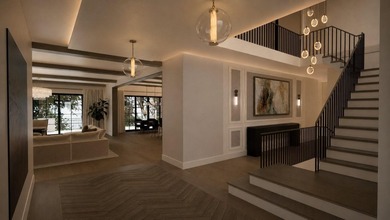 A stunning new construction stone estate with a sophisticated - photo 4