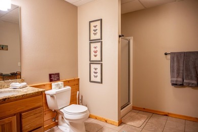 Sweeping lake views in this custom log retreat designed for - photo 38