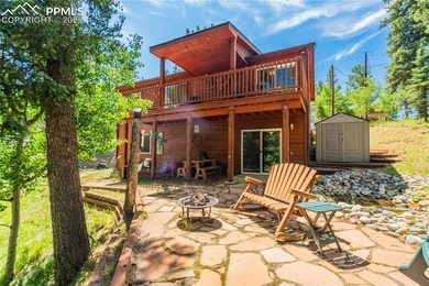(private lake, pond, creek) Home Sale Pending in Divide Colorado